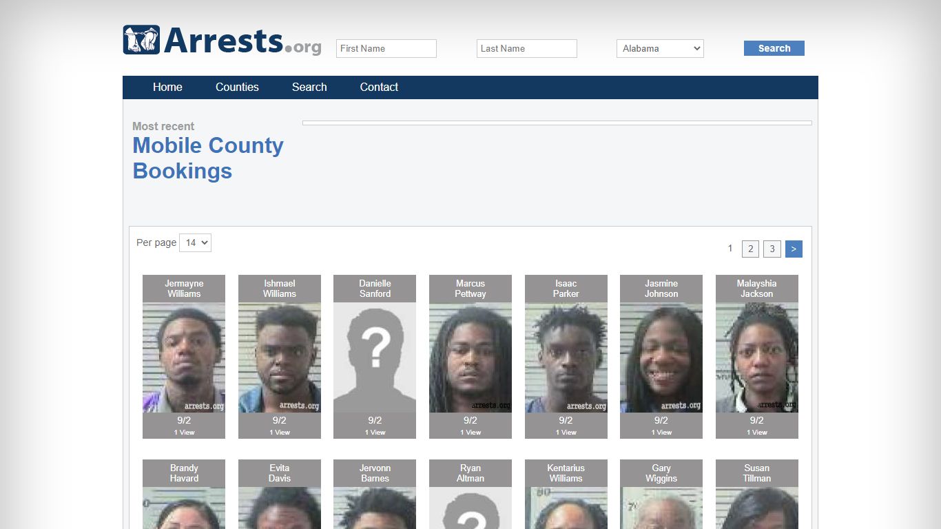 Mobile County Arrests and Inmate Search